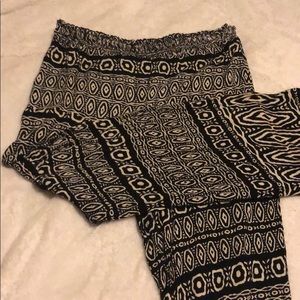 Tribal Pants with Elastic Waist